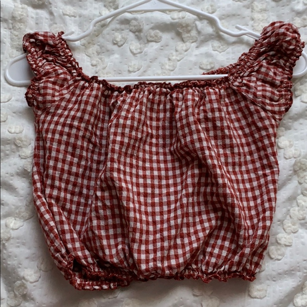 off the shoulder brandy sold out top